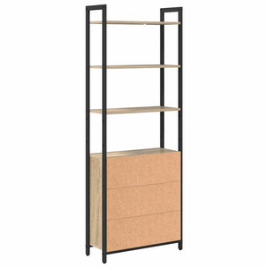 Bücherregal Sonoma Eiche 60x24x161 cm