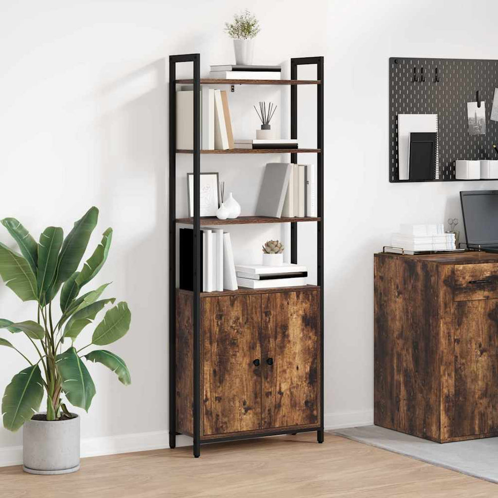 Bücherregal Geräucherte Eiche 60x24x161 cm