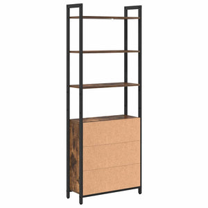 Bücherregal Geräucherte Eiche 60x24x161 cm