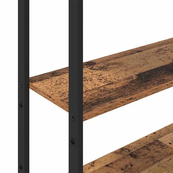 Bücherregal Altholz 60x24x161 cm