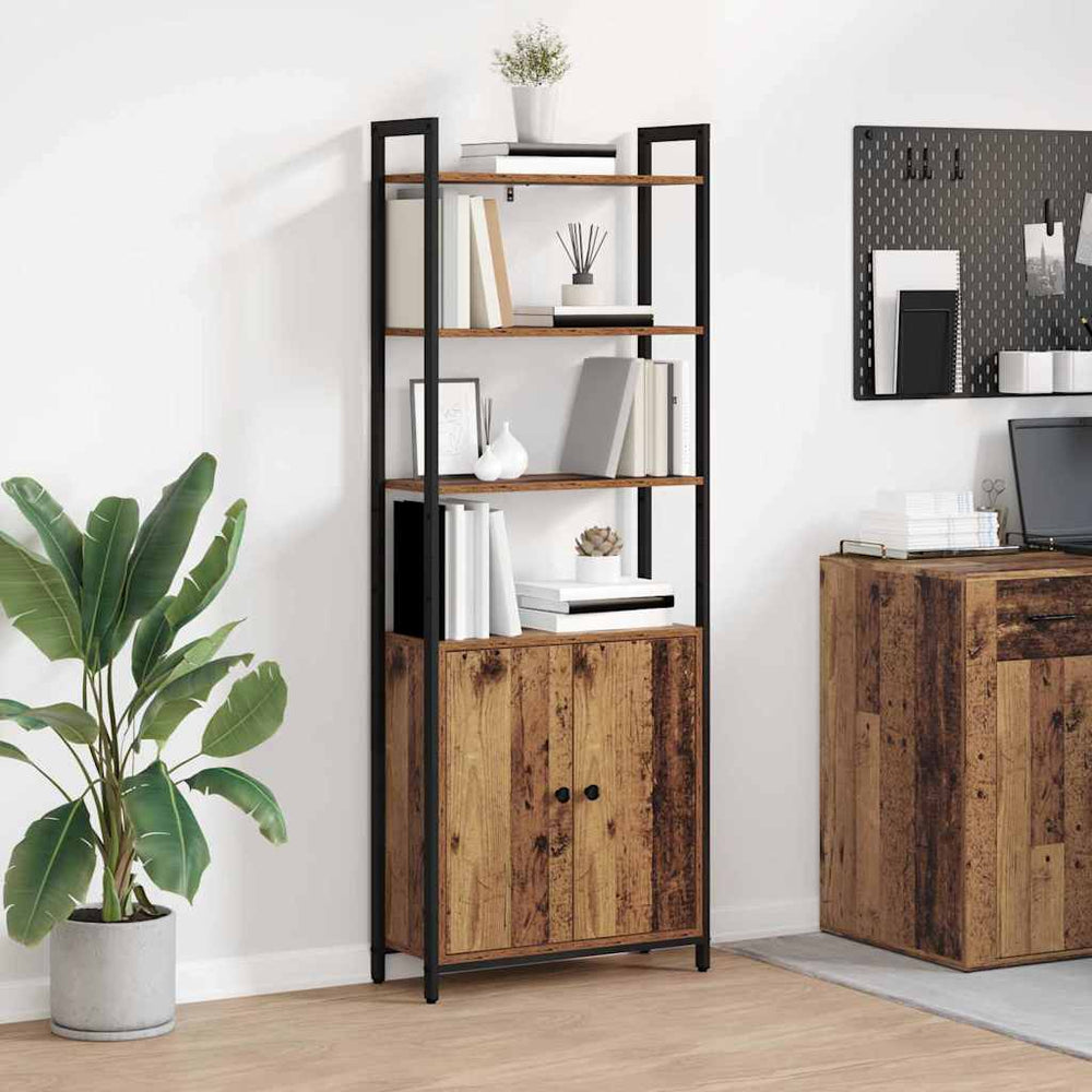 Bücherregal Altholz 60x24x161 cm