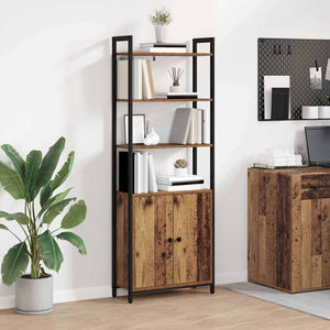 Bücherregal Altholz 60x24x161 cm