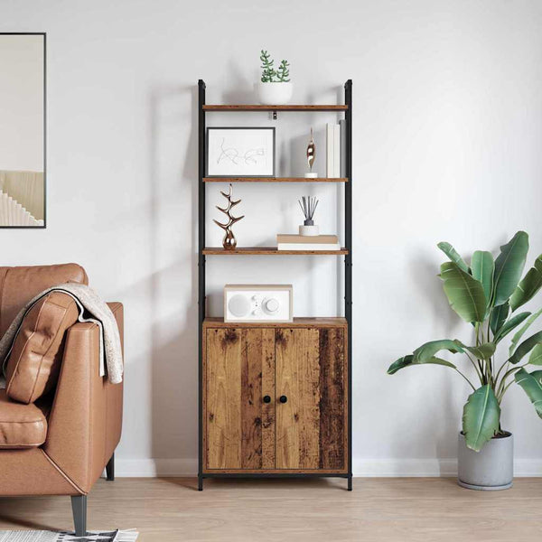 Bücherregal Altholz 60x24x161 cm