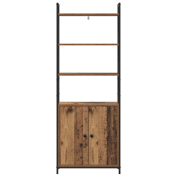 Bücherregal Altholz 60x24x161 cm