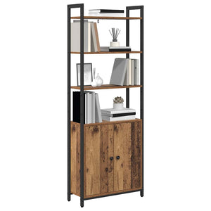 Bücherregal Altholz 60x24x161 cm