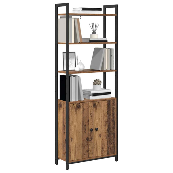 Bücherregal Altholz 60x24x161 cm