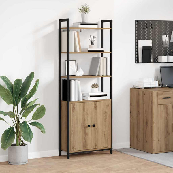 Bücherregal Artisan Eiche 60x24x161 cm