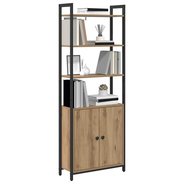 Bücherregal Artisan Eiche 60x24x161 cm