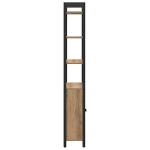 Bücherregal Artisan Eiche 60x24x161 cm