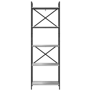 Bücherregal Grau Sonoma 56x34x171cm