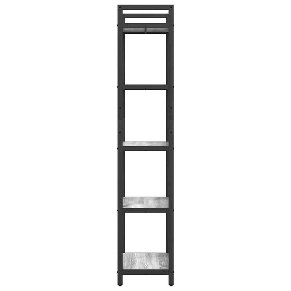 Bücherregal Grau Sonoma 56x34x171cm
