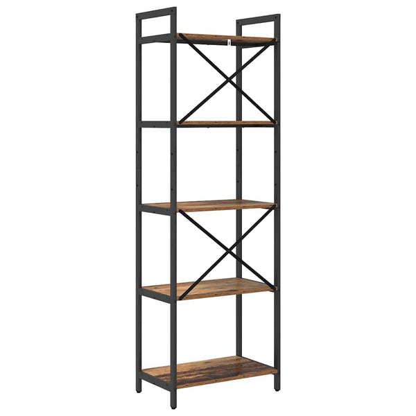 Bücherregal Altholz 56x34x171cm