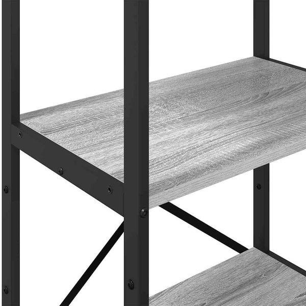 Bücherregal Grau Sonoma 56x34x133,5cm