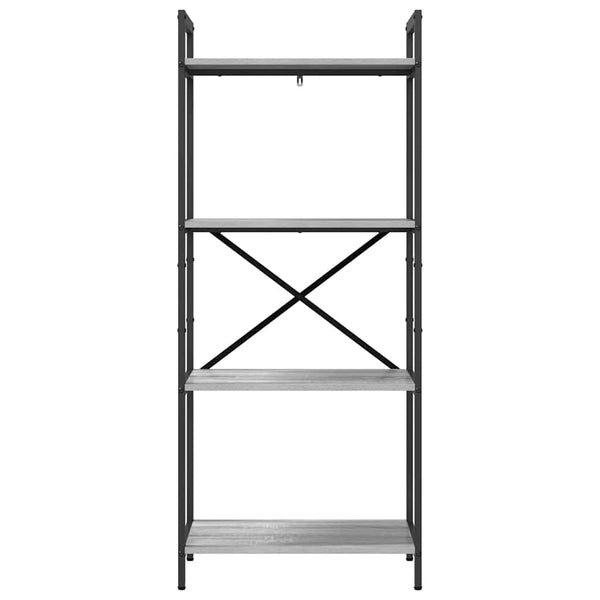 Bücherregal Grau Sonoma 56x34x133,5cm