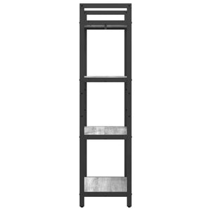 Bücherregal Grau Sonoma 56x34x133,5cm