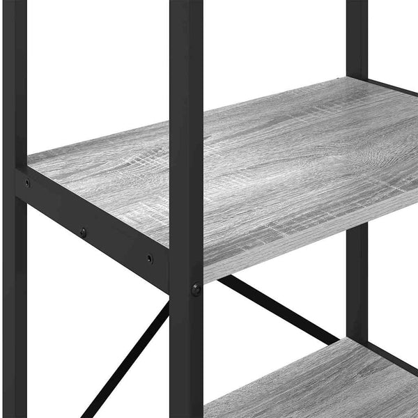 Bücherregal Grau Sonoma 56x34x96cm