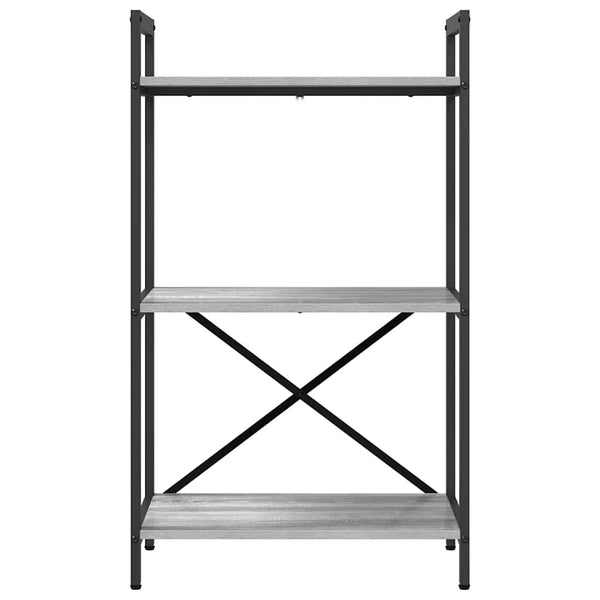 Bücherregal Grau Sonoma 56x34x96cm