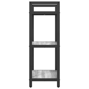 Bücherregal Grau Sonoma 56x34x96cm
