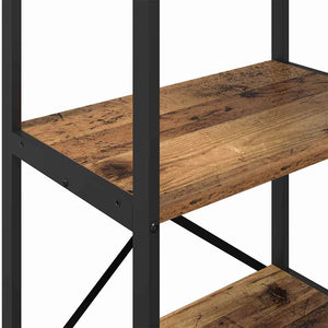 vidaXL Bibliothèque en bois de récupération 56 x 34 x 96 cm Bois d'ingénierie
