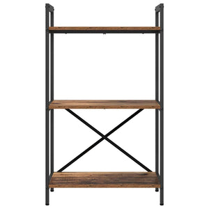 vidaXL Bibliothèque en bois de récupération 56 x 34 x 96 cm Bois d'ingénierie