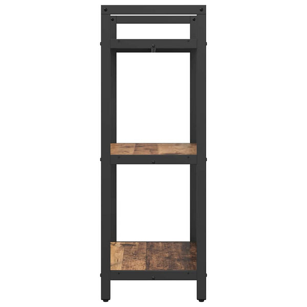 vidaXL Bibliothèque en bois de récupération 56 x 34 x 96 cm Bois d'ingénierie