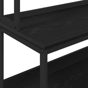 Küchenregal Schwarz Eichenoptik 168cm