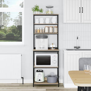 vidaXL Étagère de cuisine chêne Sonoma 60 x 40 x 168 cm bois d'ingénierie