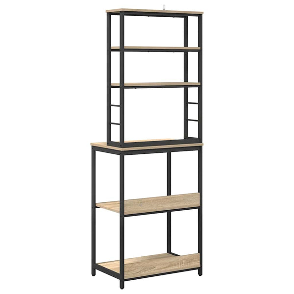 vidaXL Étagère de cuisine chêne Sonoma 60 x 40 x 168 cm bois d'ingénierie