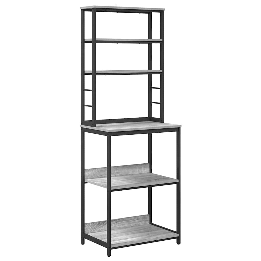Küchenregal Grau Sonoma 60x40x168cm