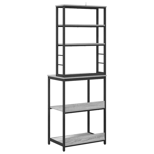 Küchenregal Grau Sonoma 60x40x168cm