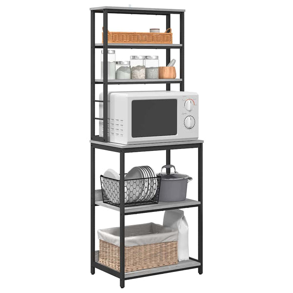 Küchenregal Grau Sonoma 60x40x168cm