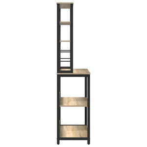 Küchenregal Sonoma Eiche 80x40x168cm