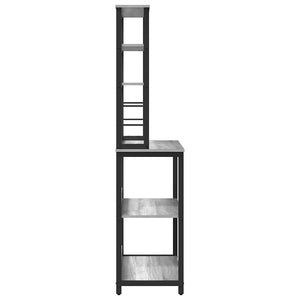 Küchenregal Grau Sonoma 80x40x168 cm