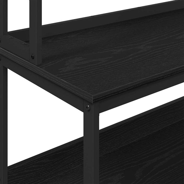 Küchenregal Schwarz Eiche 100x40x168cm