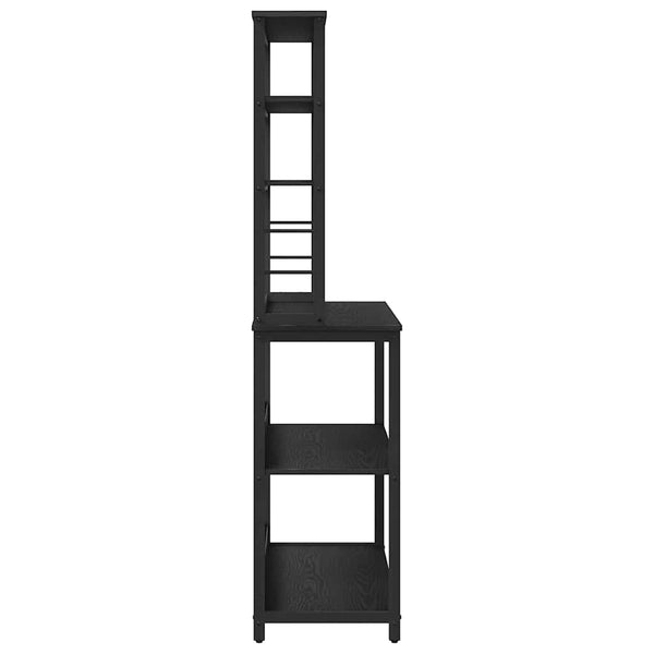 Küchenregal Schwarz Eiche 100x40x168cm