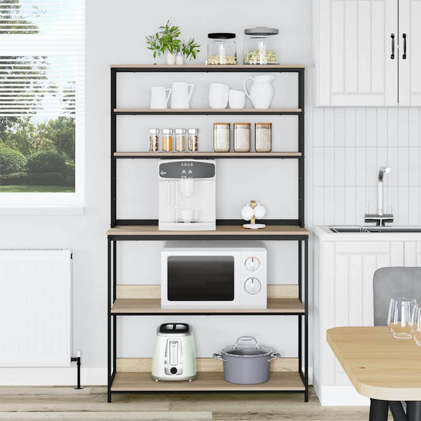 vidaXL Étagère de cuisine chêne Sonoma 100 x 40 x 168 cm bois d'ingénierie