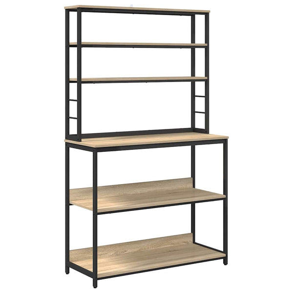 vidaXL Étagère de cuisine chêne Sonoma 100 x 40 x 168 cm bois d'ingénierie