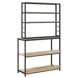 vidaXL Étagère de cuisine chêne Sonoma 100 x 40 x 168 cm bois d'ingénierie