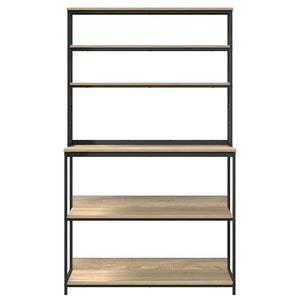 vidaXL Étagère de cuisine chêne Sonoma 100 x 40 x 168 cm bois d'ingénierie