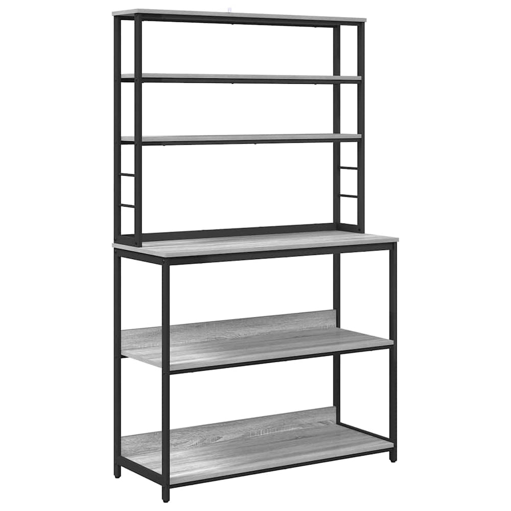 Küchenregal Grau Sonoma 100x40x168cm