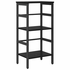 Schwarzes Bücherregal Eichen-Optik