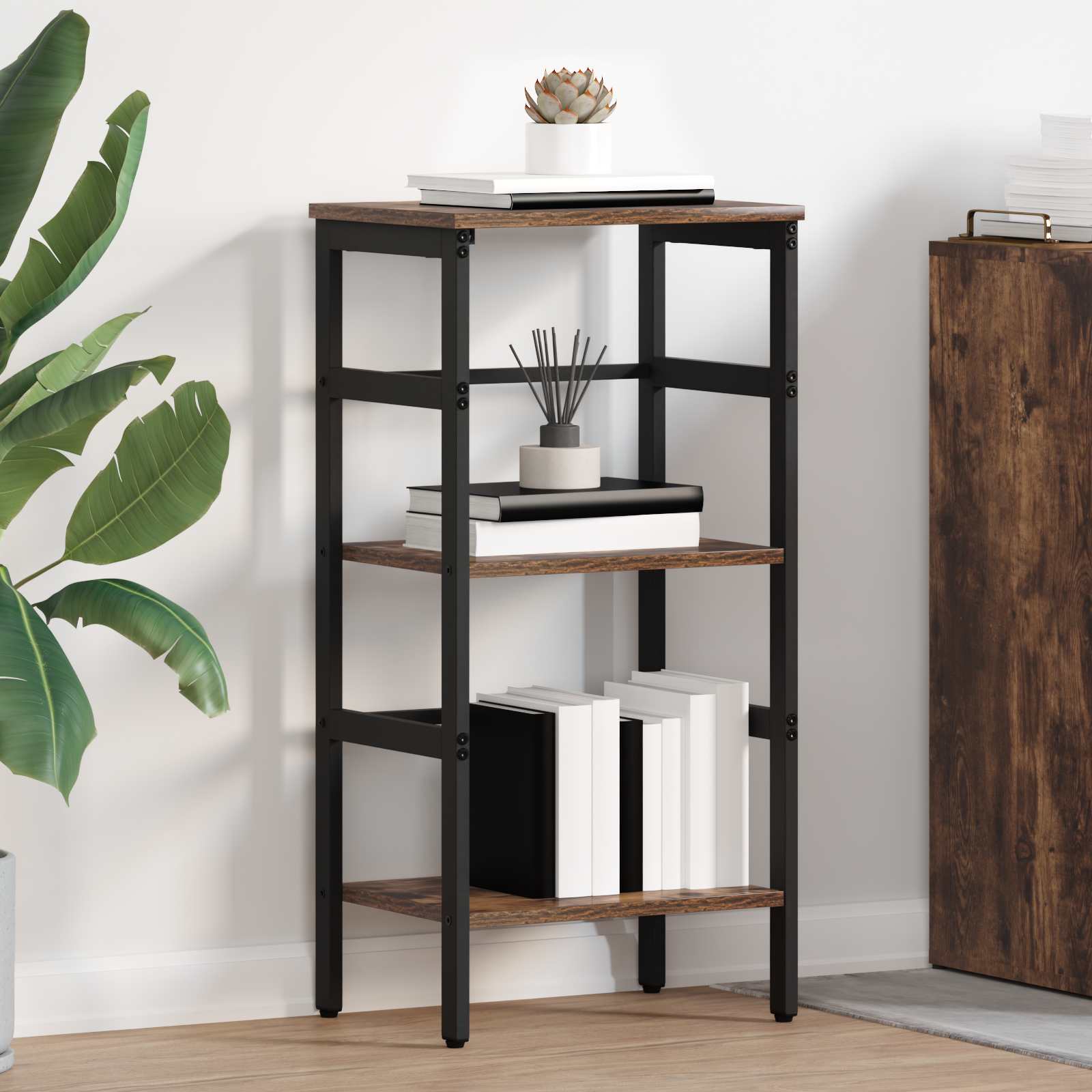 Bücherregal Geräucherte Eiche 81 cm