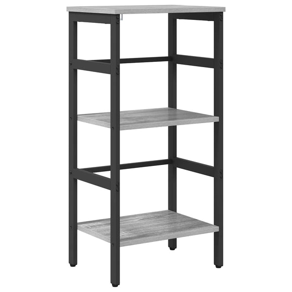 Graues Bücherregal Sonoma 81 cm