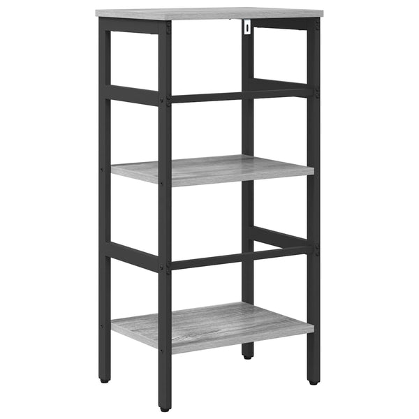 Graues Bücherregal Sonoma 81 cm
