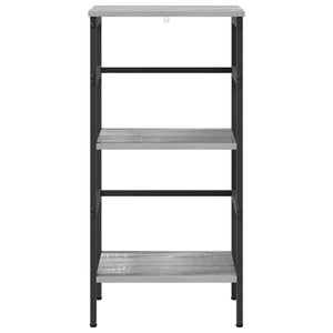 Graues Bücherregal Sonoma 81 cm