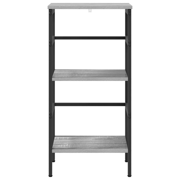 Graues Bücherregal Sonoma 81 cm