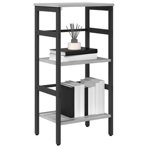 Graues Bücherregal Sonoma 81 cm