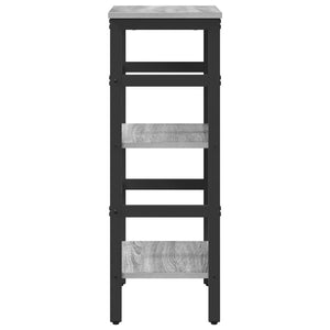 Graues Bücherregal Sonoma 81 cm