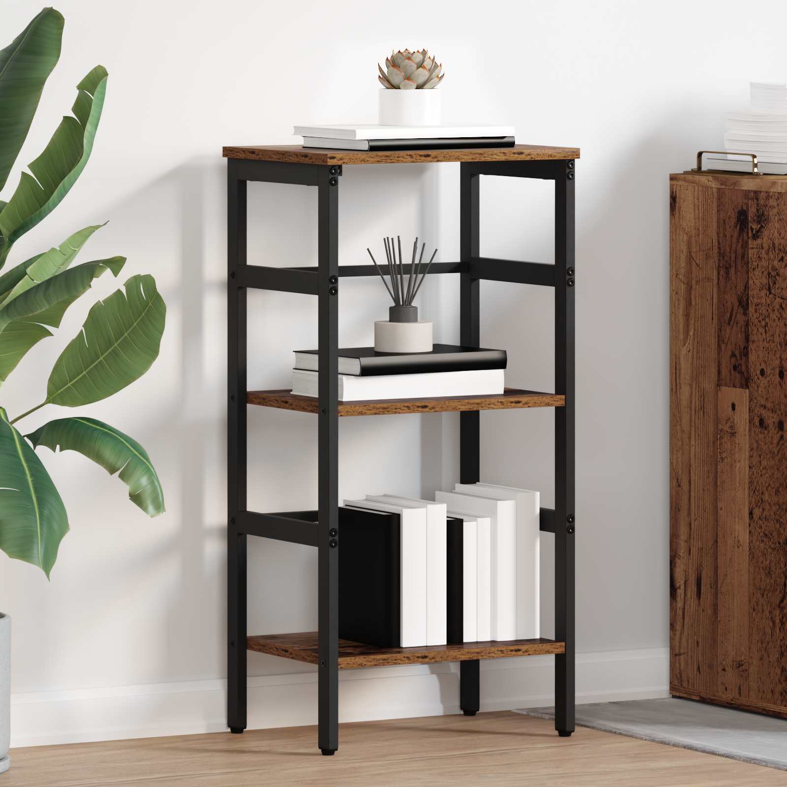 Bücherregal Altholz 81 cm