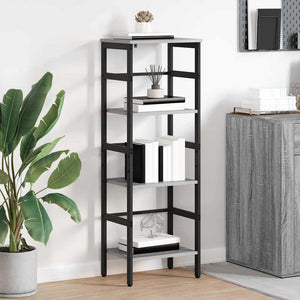 Bücherregal Sonoma Grau 40x29,5x115cm